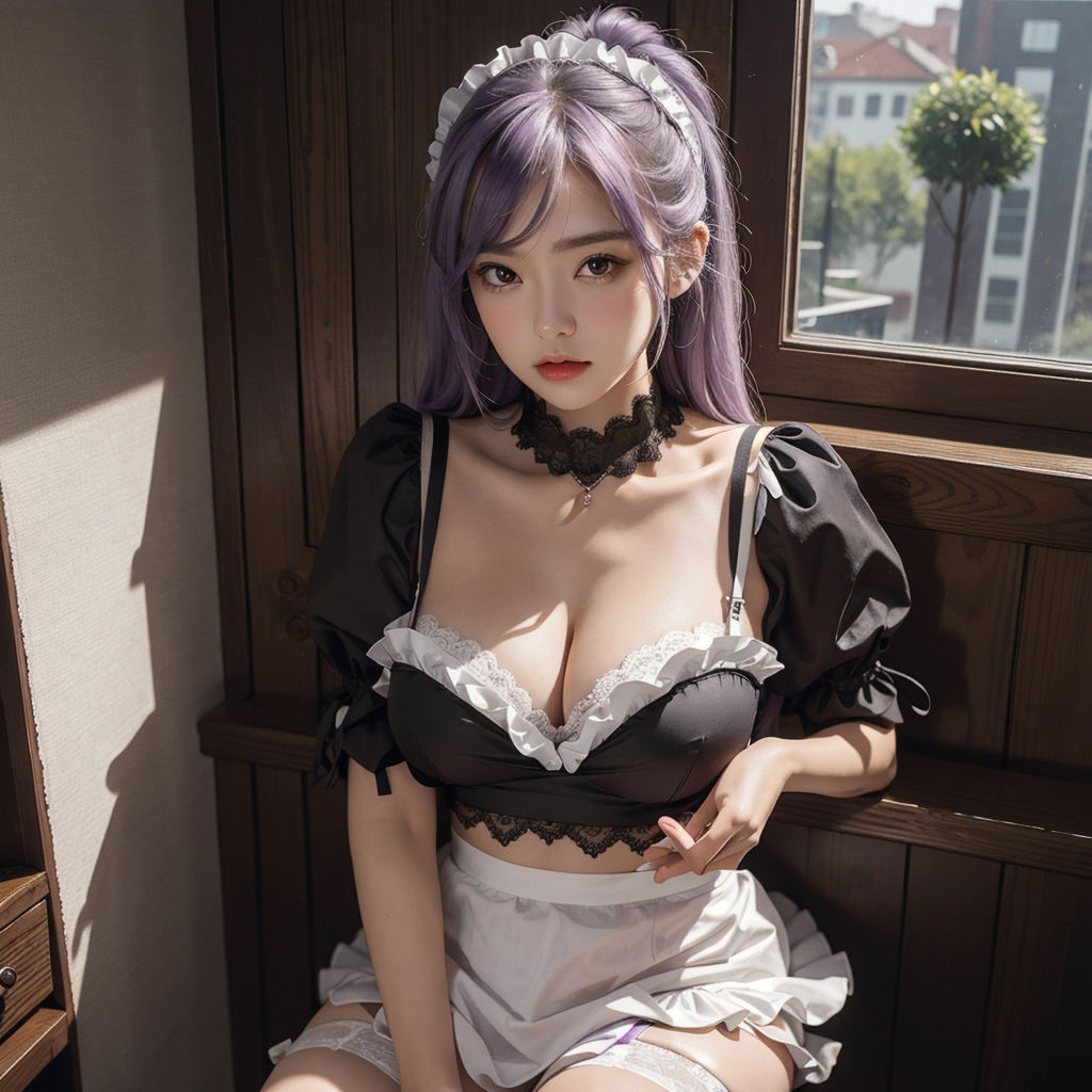 AI創造美女 メイド・メイド・メイド400ページ＃14 サンプル1ページ目