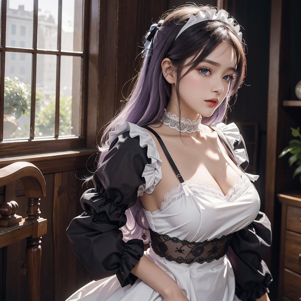 AI創造美女 メイド・メイド・メイド400ページ＃14 サンプル2ページ目