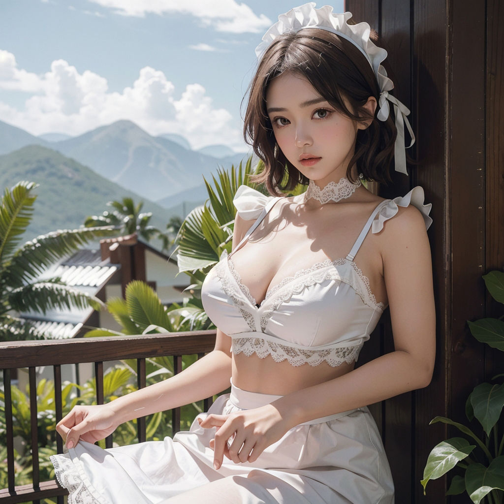 AI創造美女 メイド・メイド・メイド400ページ＃14 サンプル3ページ目
