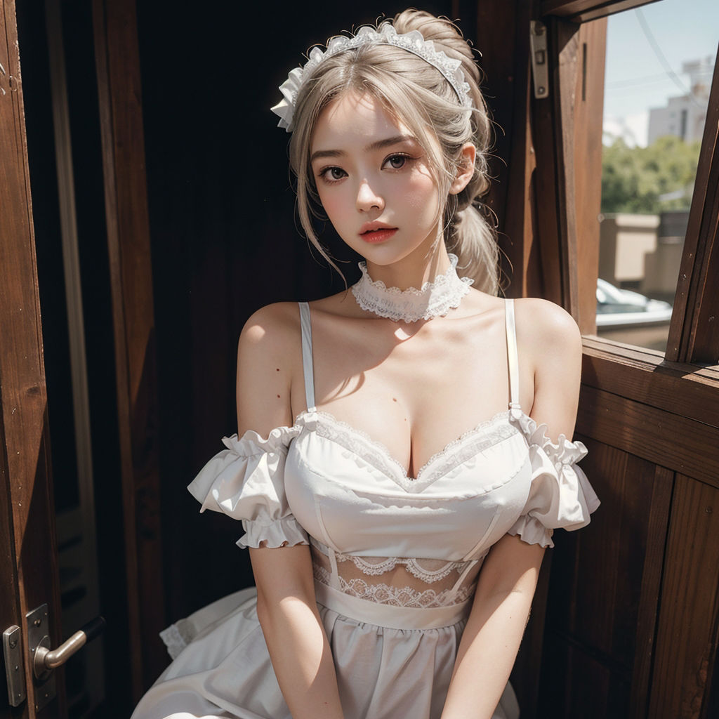 AI創造美女 メイド・メイド・メイド400ページ＃14 サンプル4ページ目