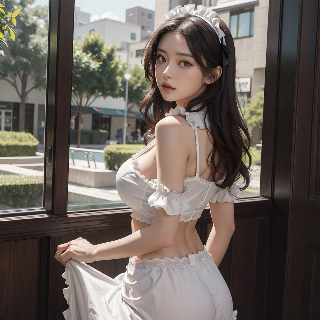 AI創造美女 メイド・メイド・メイド400ページ＃14 サンプル5ページ目
