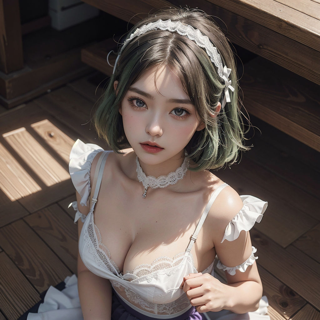 AI創造美女 メイド・メイド・メイド400ページ＃14 サンプル6ページ目