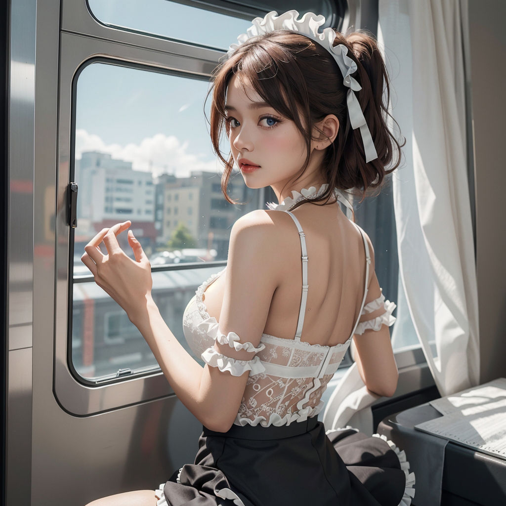 AI創造美女 メイド・メイド・メイド400ページ＃14 サンプル8ページ目