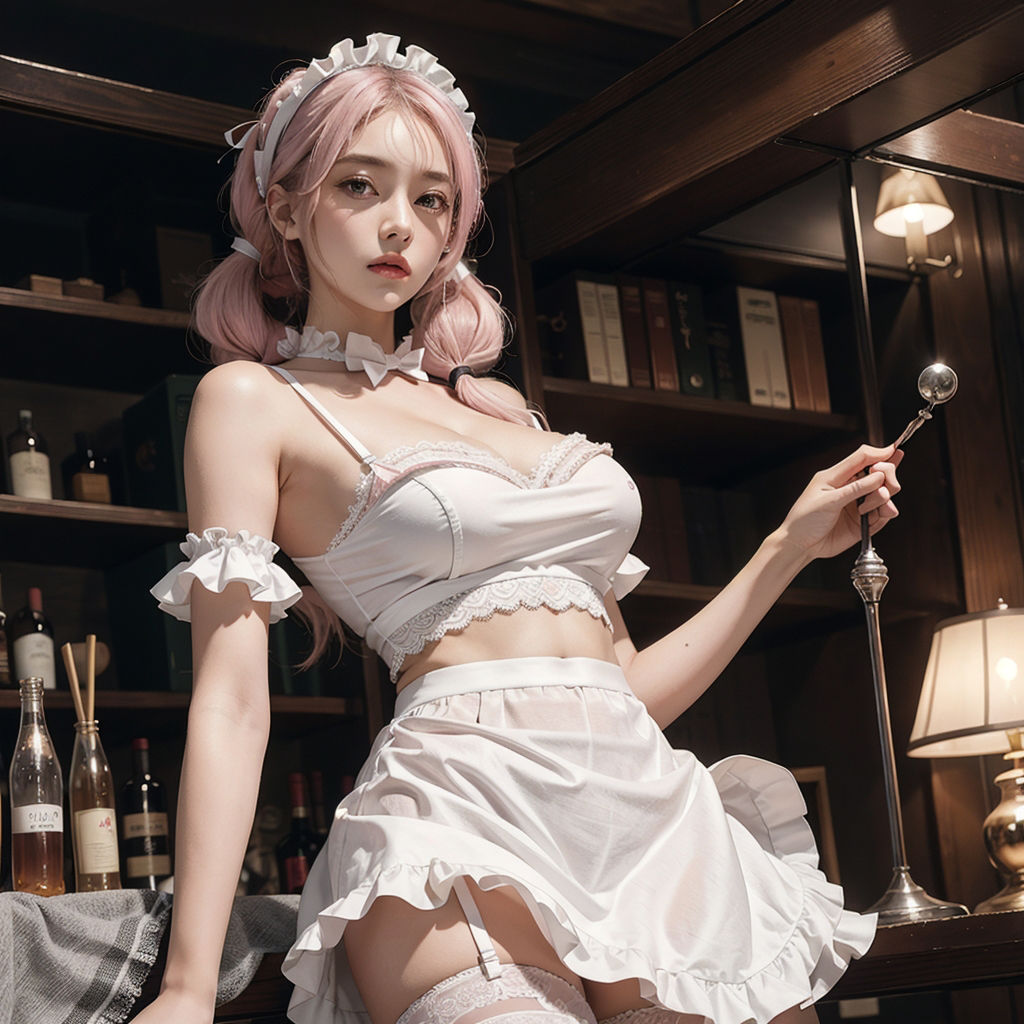 AI創造美女 メイド・メイド・メイド400ページ＃15 サンプル3ページ目
