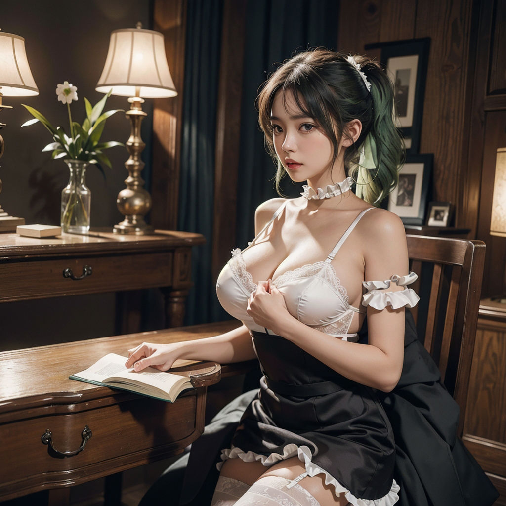 AI創造美女 メイド・メイド・メイド400ページ＃15 サンプル7ページ目