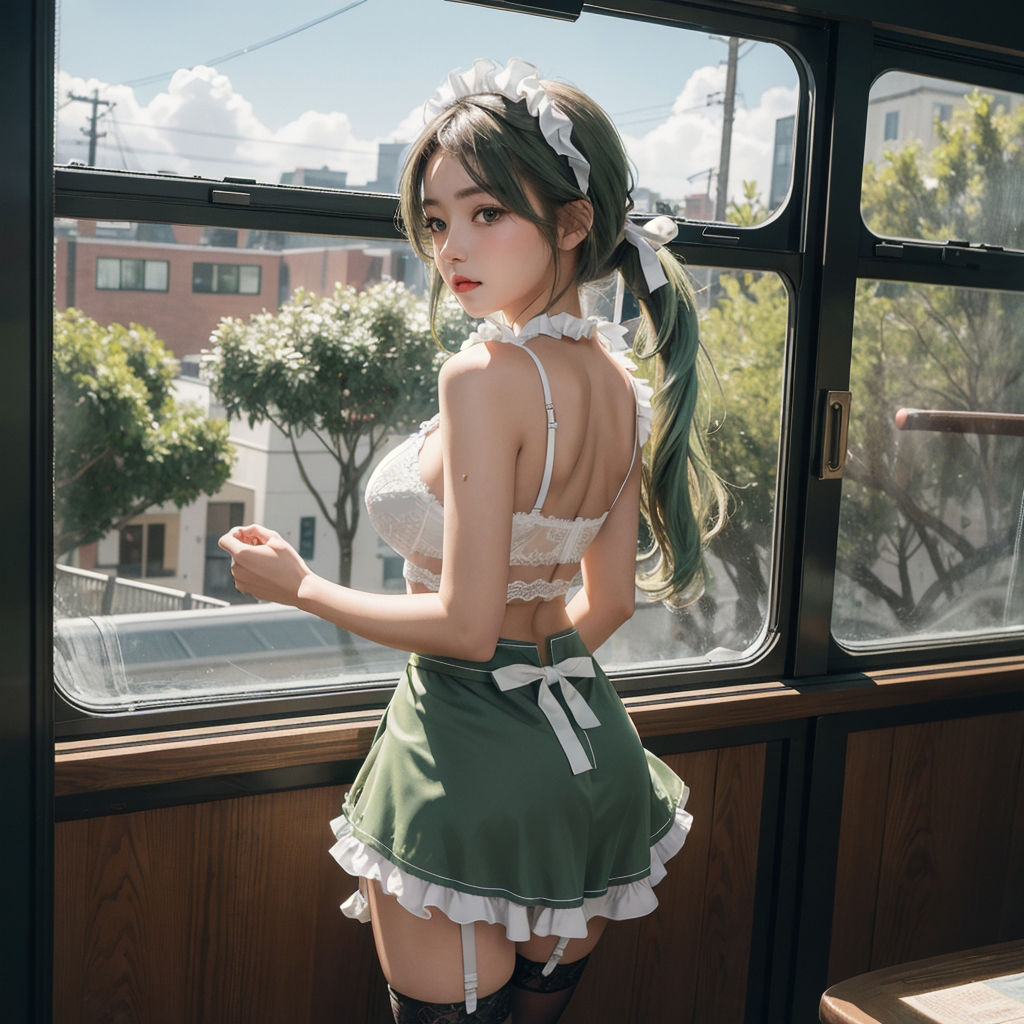 AI創造美女 メイド・メイド・メイド400ページ＃16 サンプル1ページ目