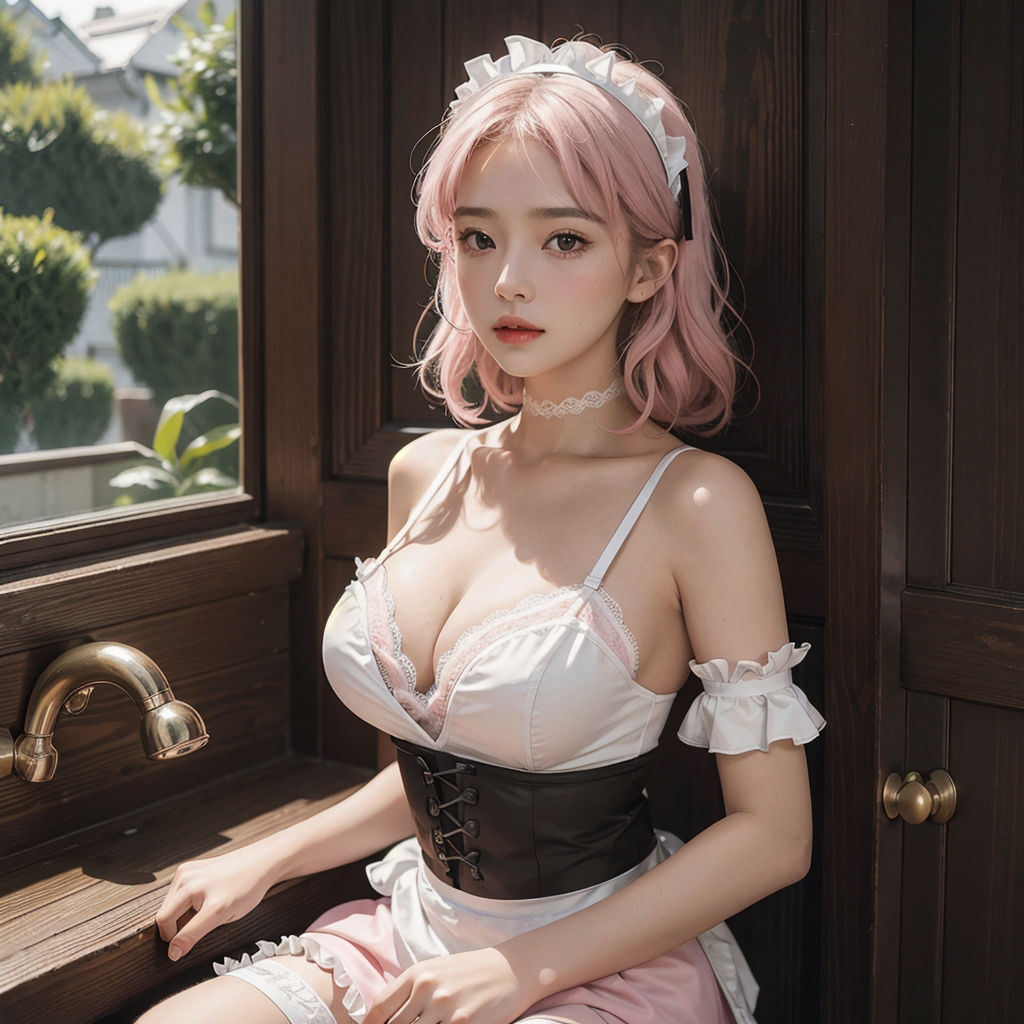 AI創造美女 メイド・メイド・メイド400ページ＃16 サンプル5ページ目