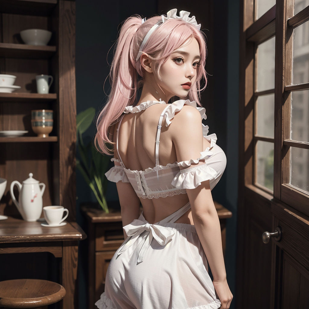 AI創造美女 メイド・メイド・メイド400ページ＃17 サンプル4ページ目