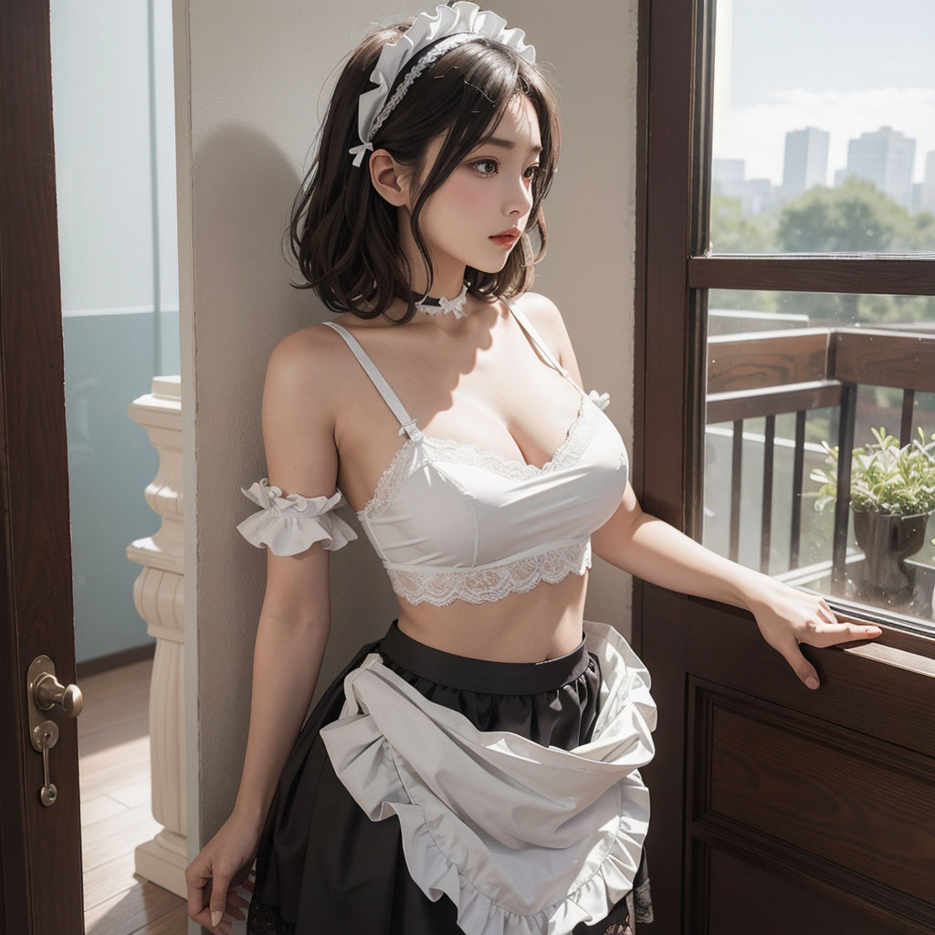 AI創造美女 メイド・メイド・メイド400ページ＃17 サンプル6ページ目