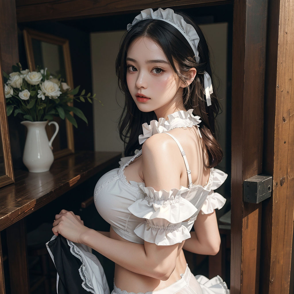 AI創造美女 メイド・メイド・メイド400ページ＃18 サンプル1ページ目