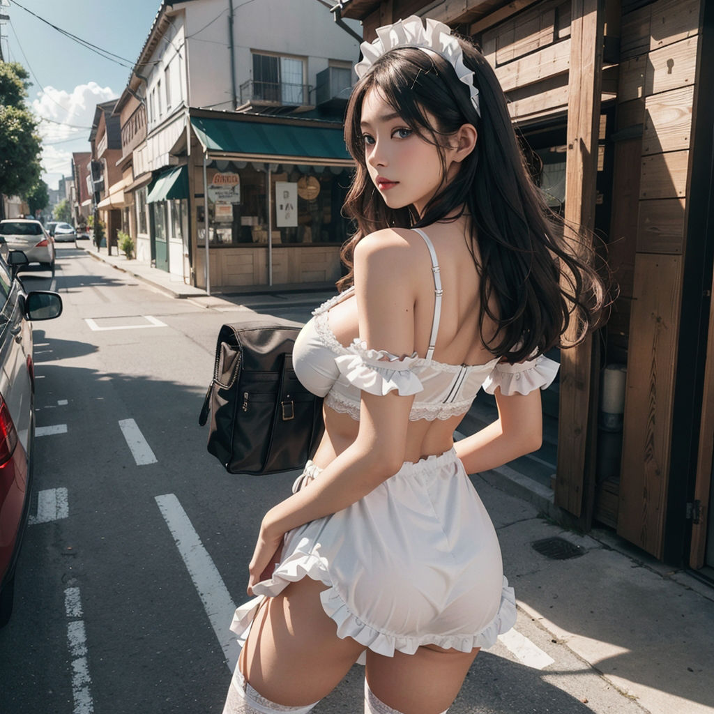 AI創造美女 メイド・メイド・メイド400ページ＃18 サンプル2ページ目