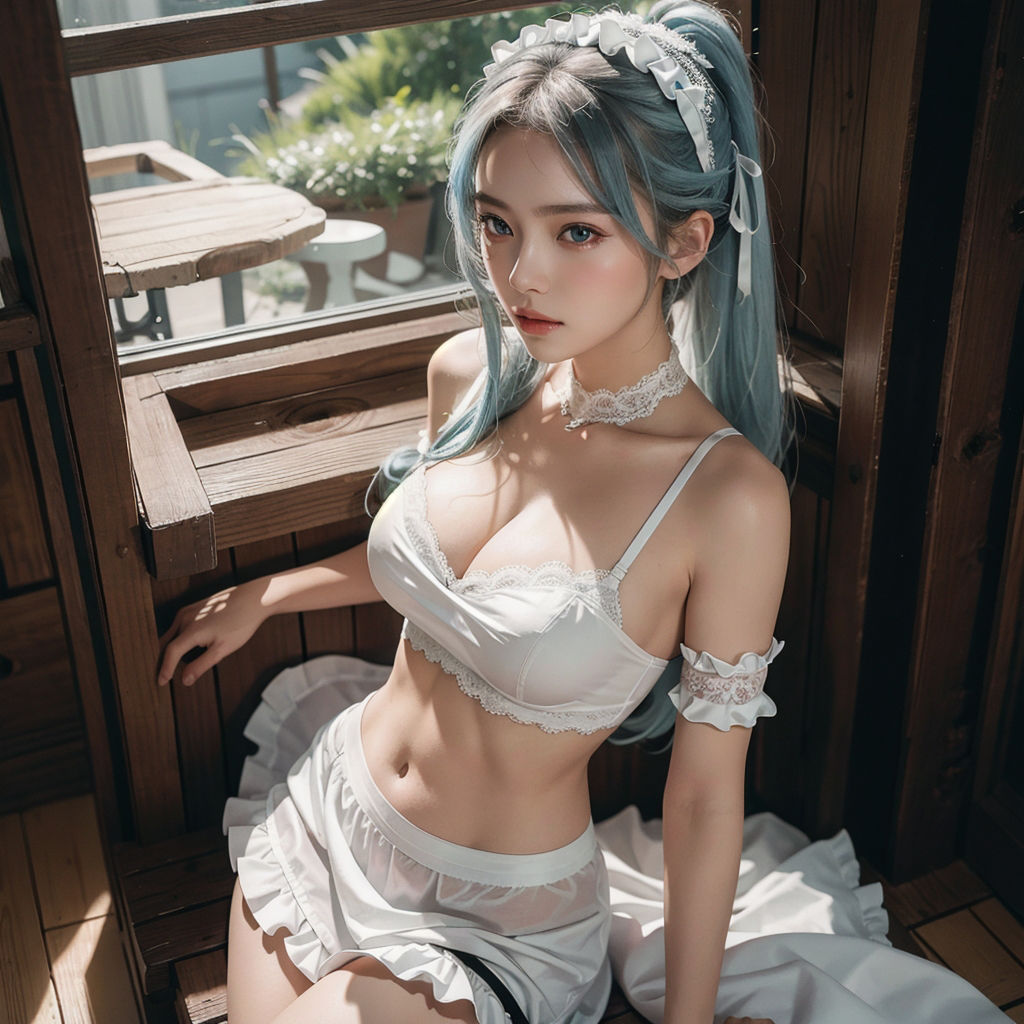 AI創造美女 メイド・メイド・メイド400ページ＃18 サンプル7ページ目