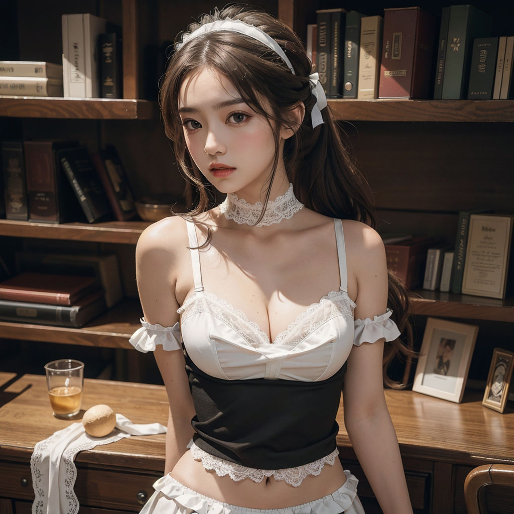 AI創造美女 メイド・メイド・メイド400ページ＃19 サンプル1ページ目