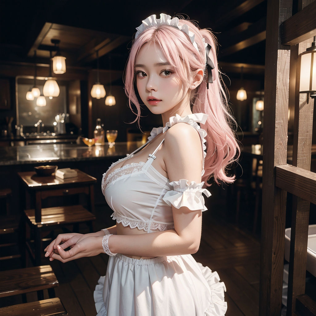 AI創造美女 メイド・メイド・メイド400ページ＃20 サンプル2ページ目