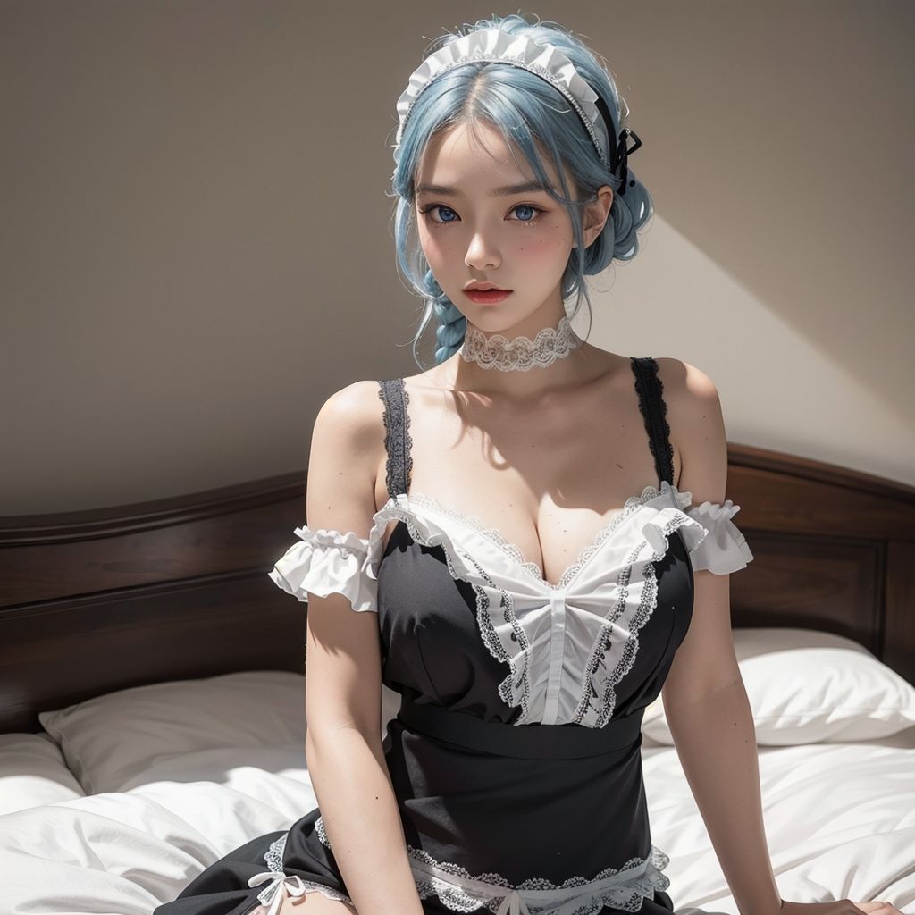AI創造美女 メイド・メイド・メイド400ページ＃21 サンプル4ページ目