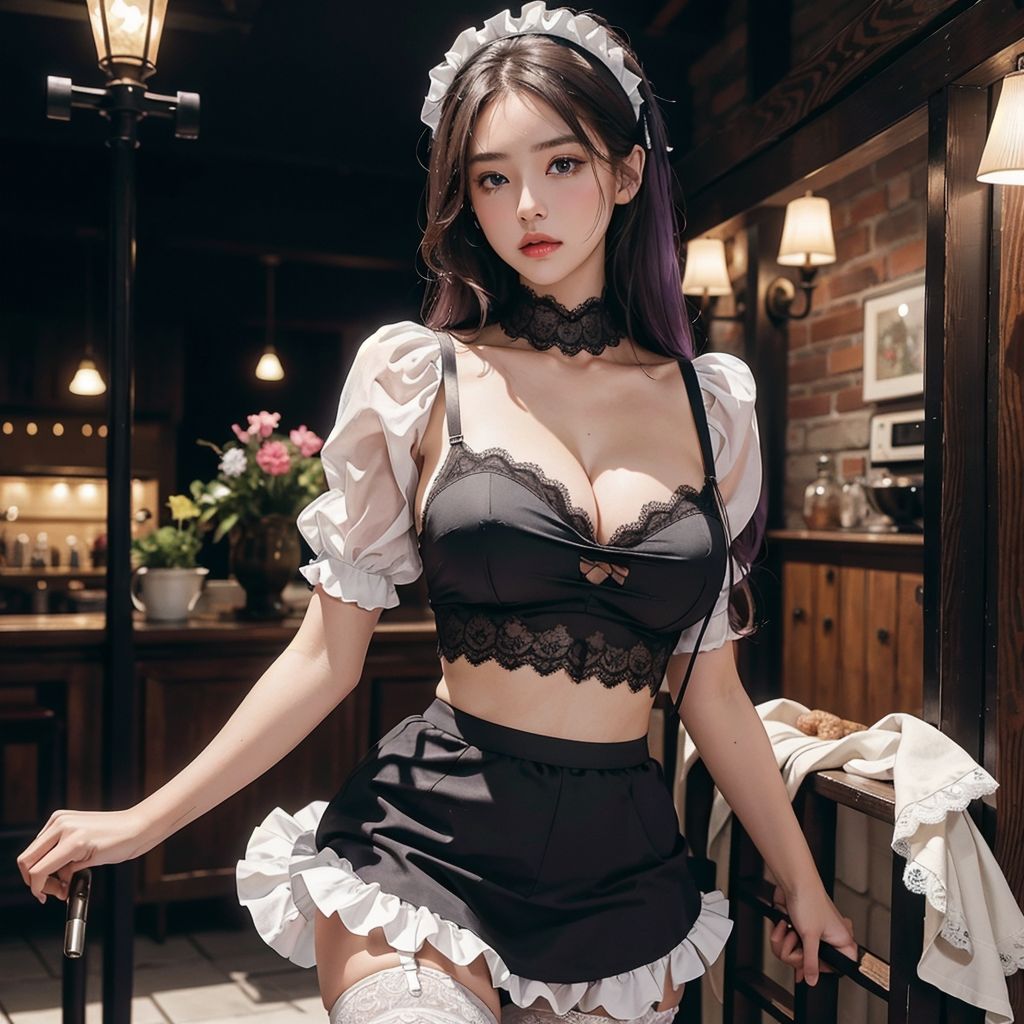 AI創造美女 メイド・メイド・メイド400ページ＃21 サンプル6ページ目