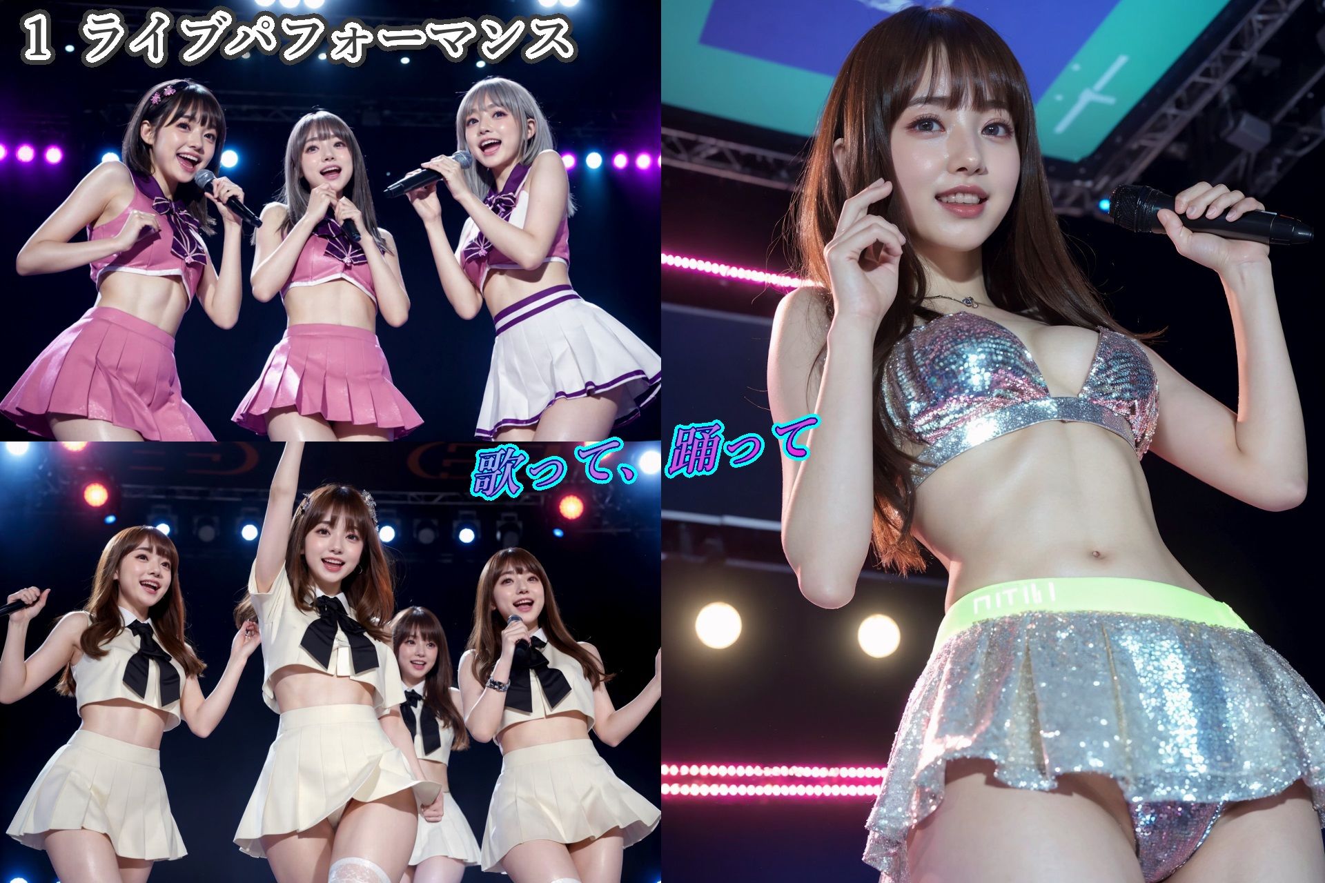 噂の地下アイドル 超過激なライブステージ サンプル1ページ目