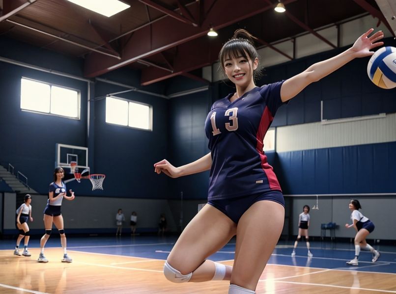 ムチムチママさんバレーハーレム〜長身人妻乱交SEX〜 サンプル2ページ目