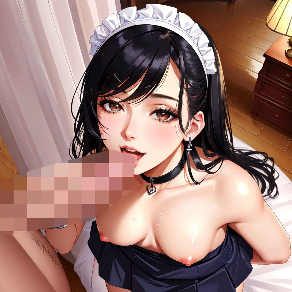 フェラ顔百選 メイド編＃004 サンプル2ページ目