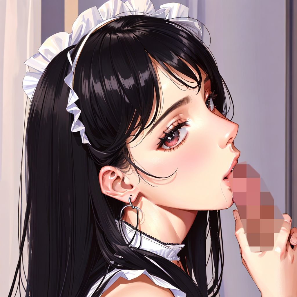 フェラ顔百選 メイド編＃004 サンプル3ページ目