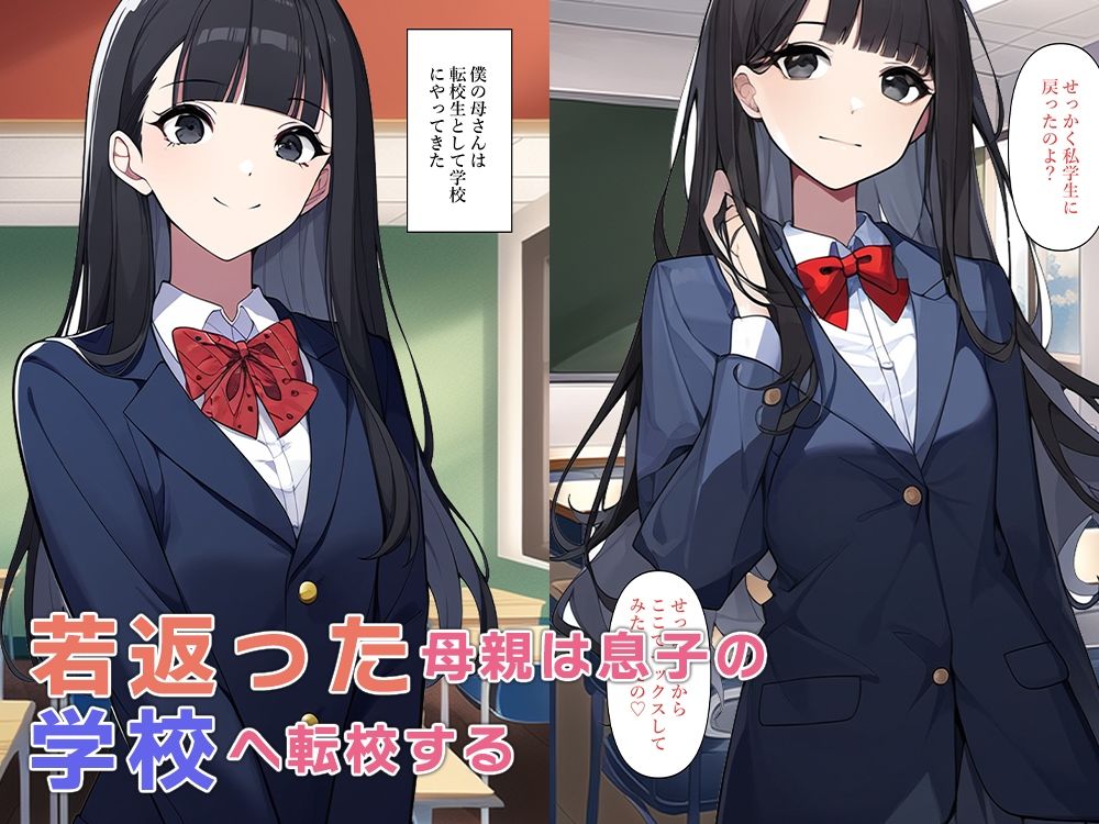 母若返る〜息子と一緒に学生生活〜 サンプル3ページ目