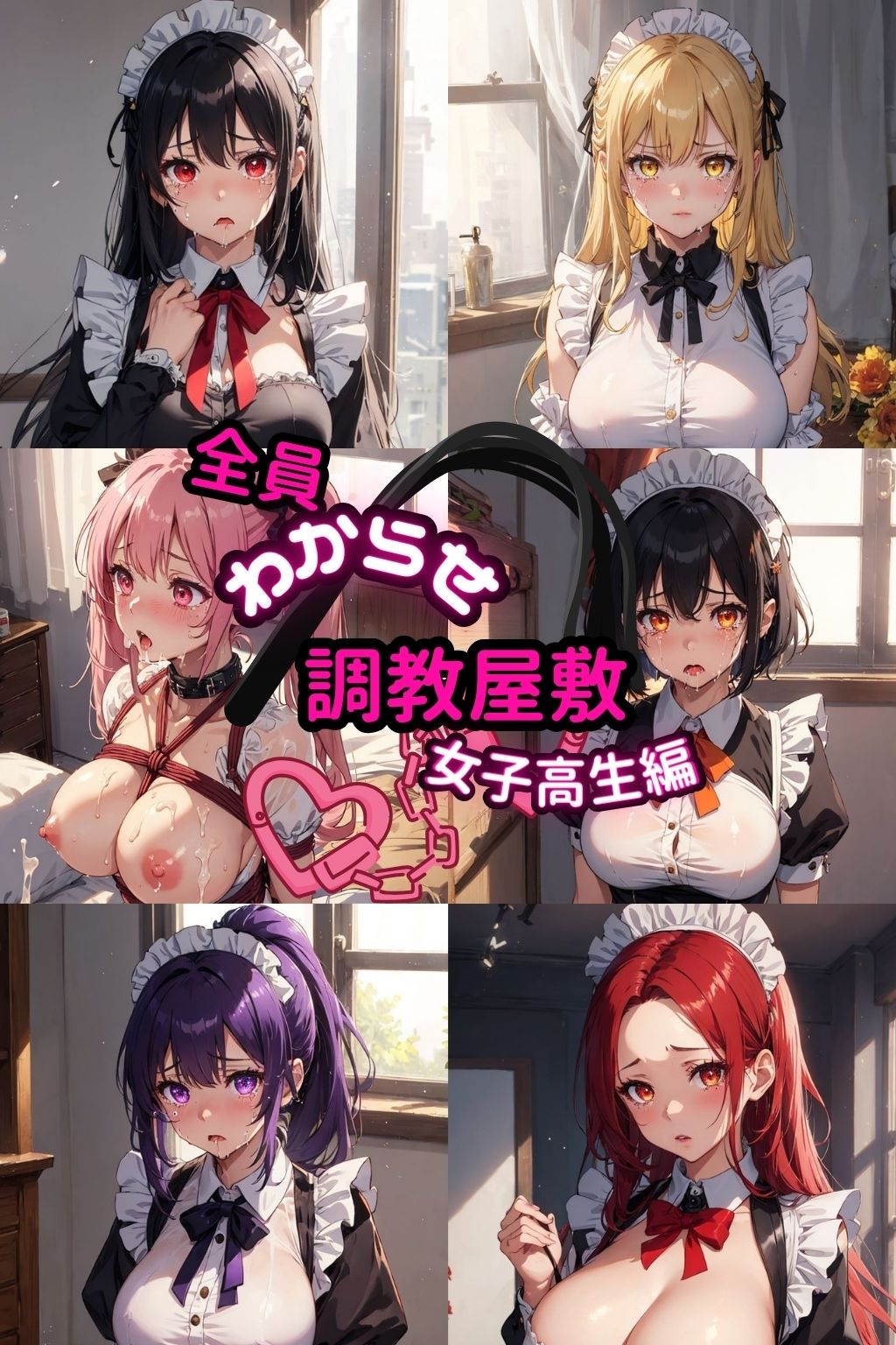 全員わからせ調教屋敷【女子校生編】 サンプル7ページ目