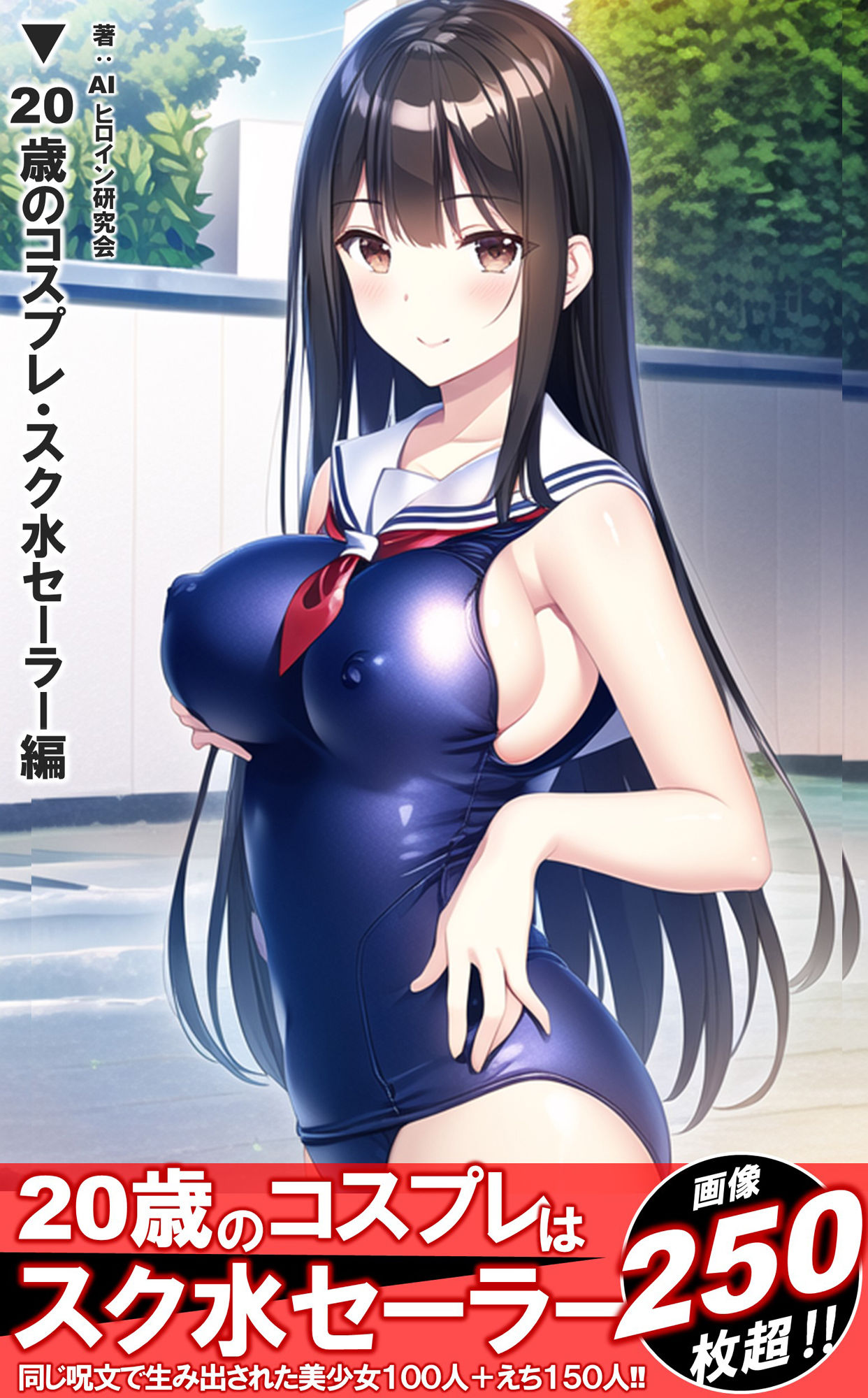 1つの呪文で生み出された100人のAI妄想美少女-総集編【No.1-10から厳選美女900人編】 サンプル4ページ目