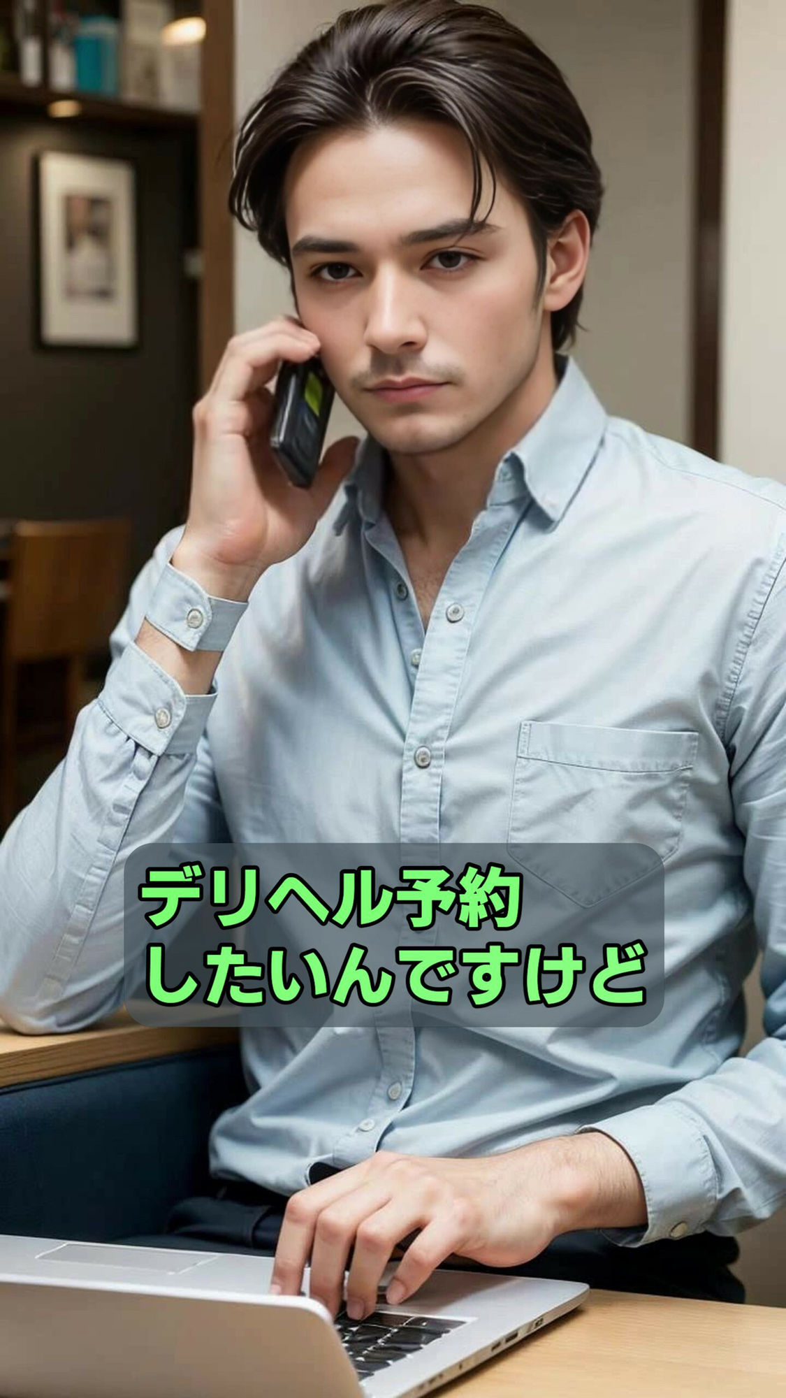 デリヘル呼んだらチンポが来た2【ふたなり・男の娘】チンポビンビンセックス動画 のどかスペシャル サンプル1ページ目