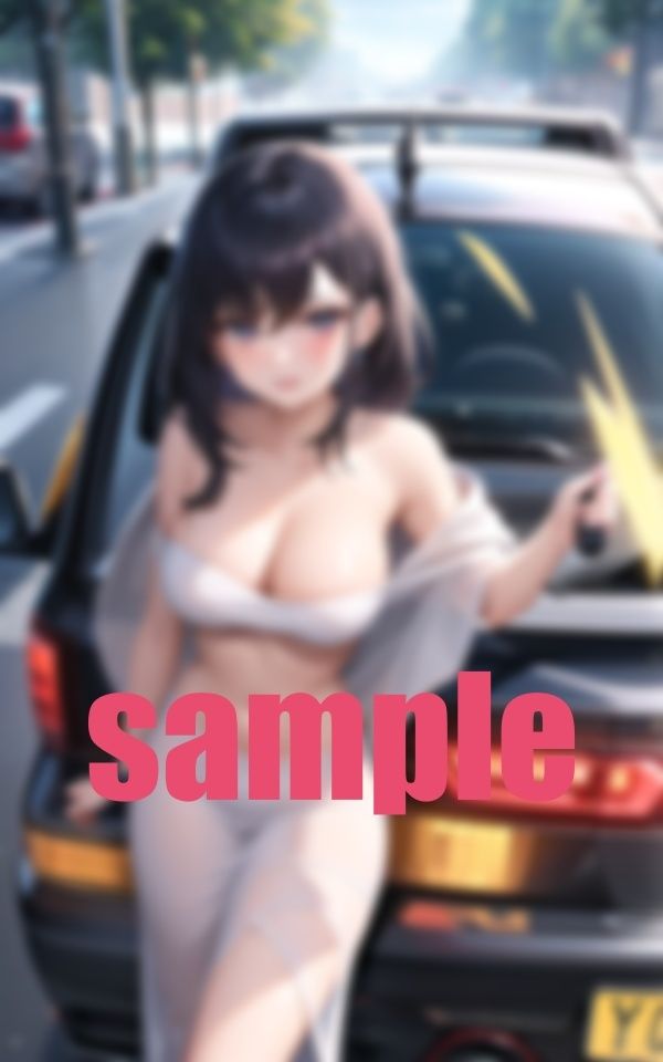 煽られたい！信号で停車中後ろの車の女性が降りてきて… サンプル7ページ目