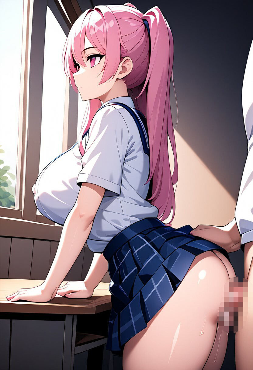 時間停止したハーレム学園！お気に入りの制服女子を中出しでハメ倒す（500枚） サンプル5ページ目