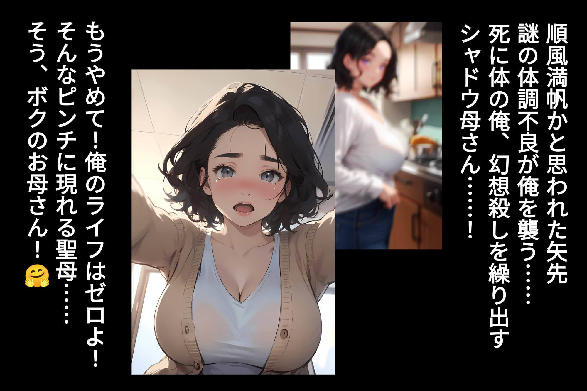 母さんが母性を全開にしてきたので全力で甘えてみた サンプル3ページ目
