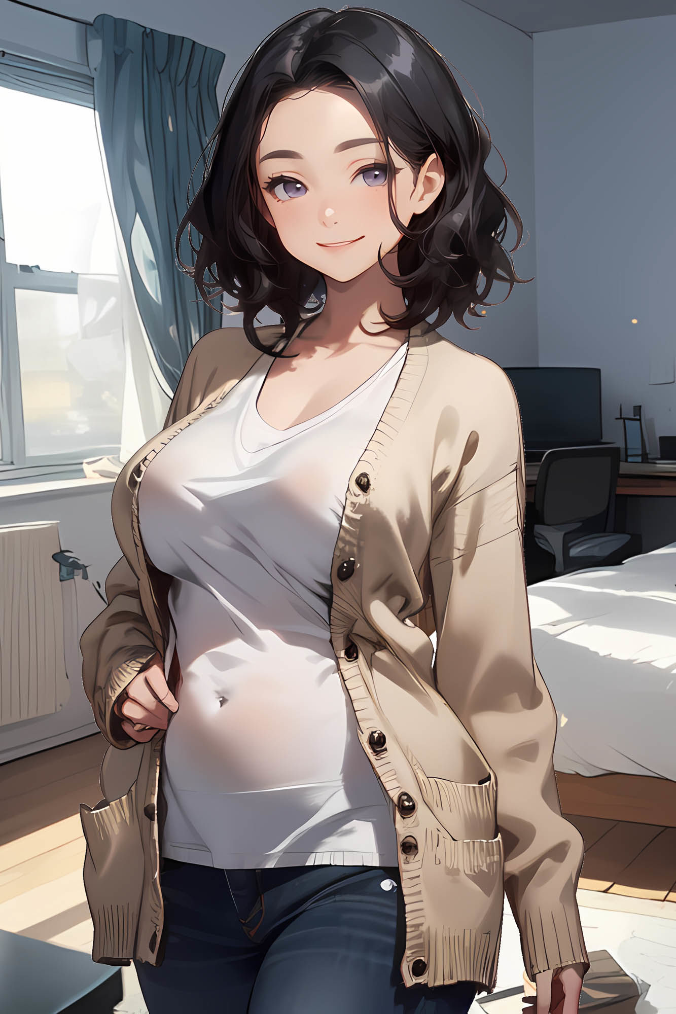 母さんが母性を全開にしてきたので全力で甘えてみた サンプル7ページ目