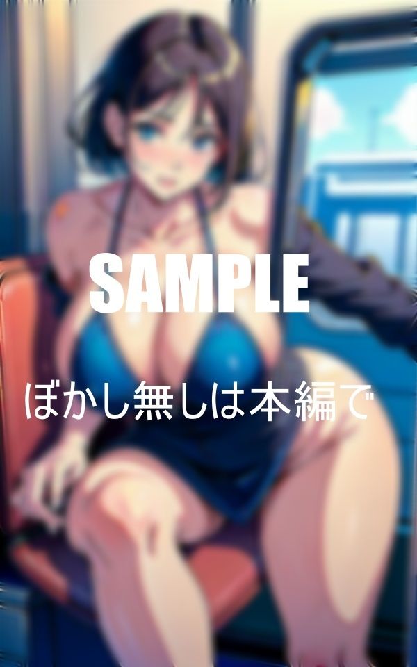 淫乱車内で男あさり巨乳痴女たち公共の場でも我慢できない性欲濡れ濡れの下半身 サンプル3ページ目