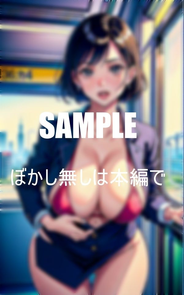 淫乱車内で男あさり巨乳痴女たち公共の場でも我慢できない性欲濡れ濡れの下半身 サンプル8ページ目