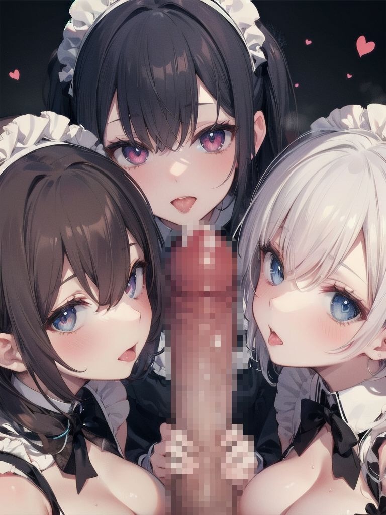 巨乳メイドとハーレムエッチ サンプル1ページ目