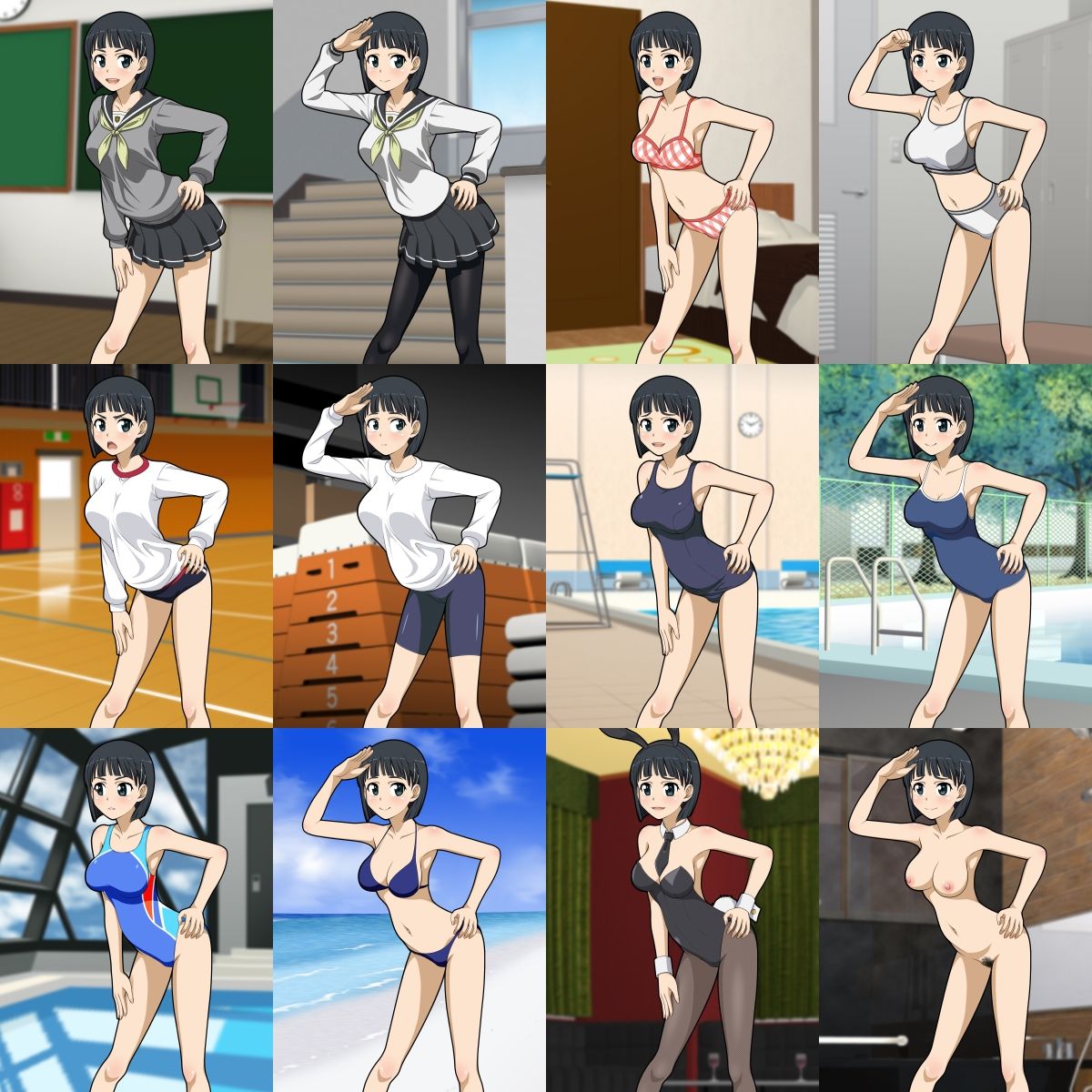 牡丹桜 画像の元 -仮想世界遊戯乃巨乳精霊森人兄愛義妹編- サンプル2ページ目