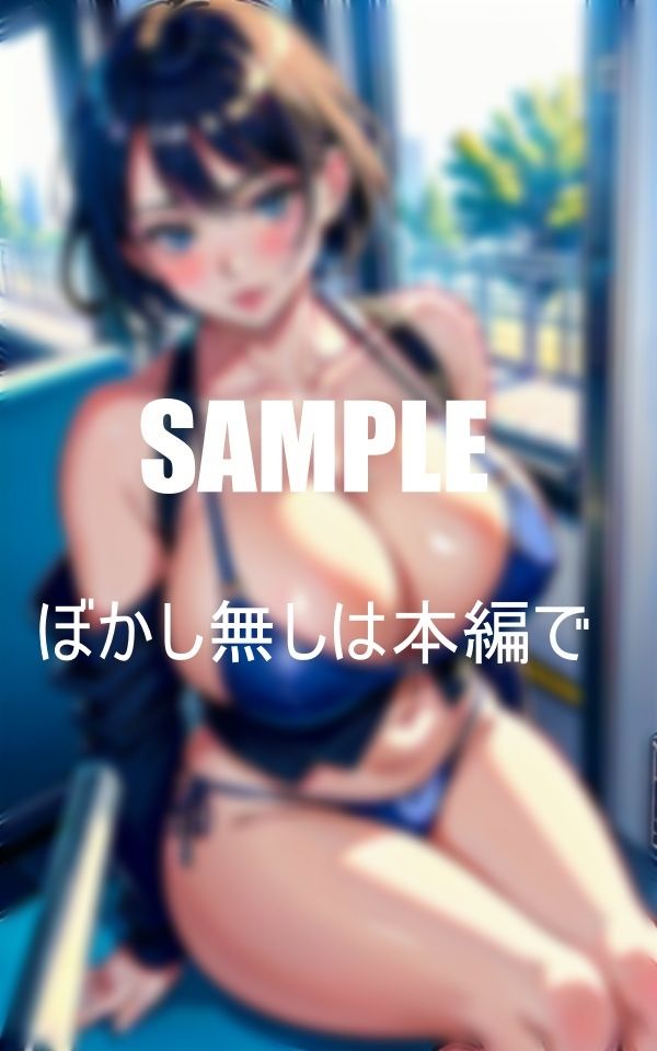 いやらし過ぎる美熟女たち巨乳を見せつけながら際どい水着で僕らを誘惑してくる水着の下の秘部は濡れっぱなしで滲んでいる サンプル9ページ目