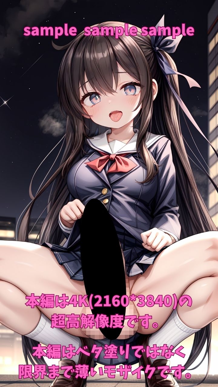 ふたなり巨根女子校生が野外露出にどハマリしてお外でちんぽ丸出しにしてオナニー大量射精しちゃう画像集 サンプル3ページ目