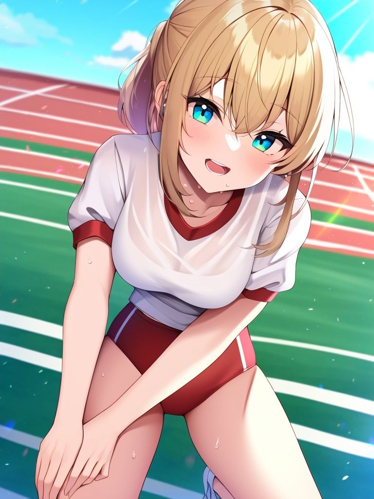 スポーツ大好きな女の子のAIイラスト集 サンプル2ページ目