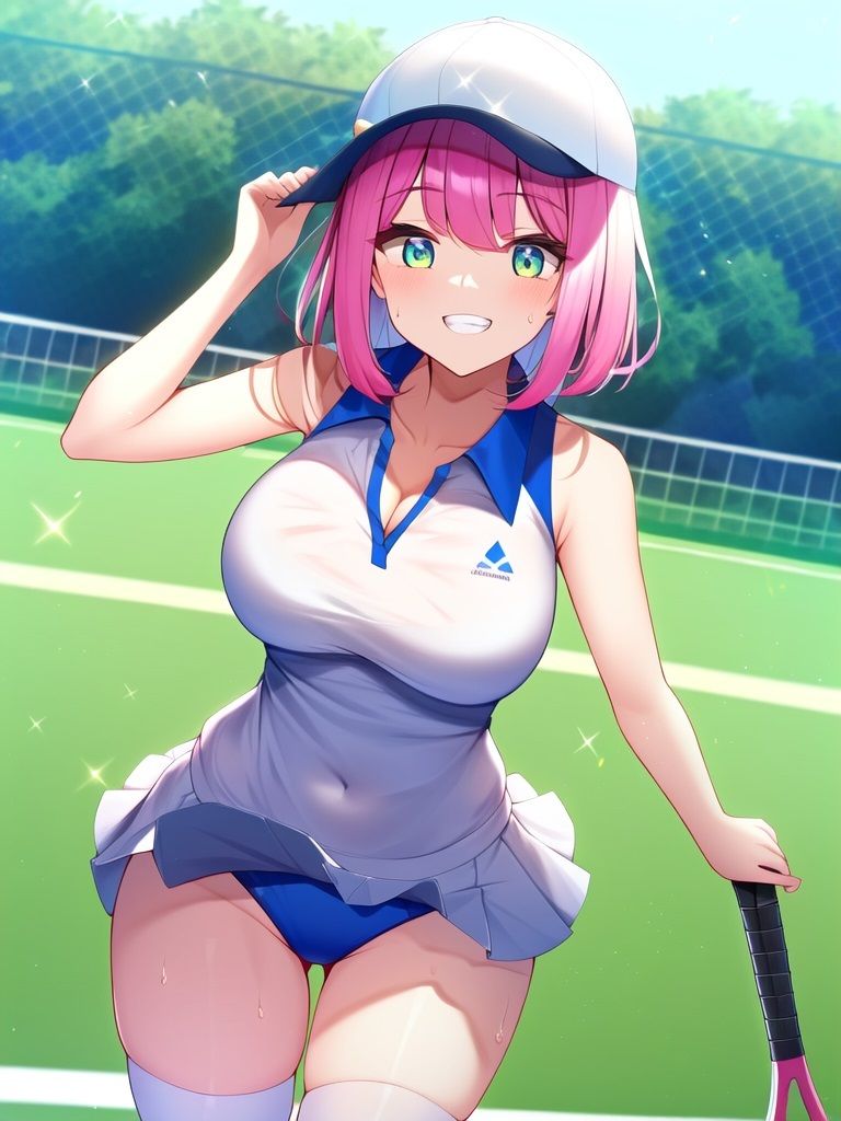スポーツ大好きな女の子のAIイラスト集 サンプル3ページ目