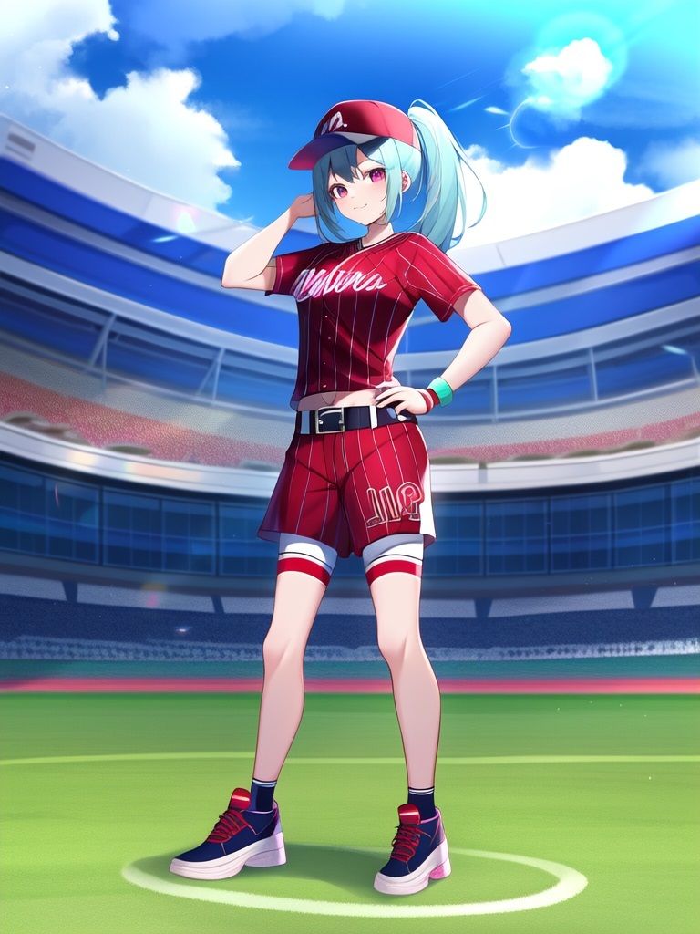 スポーツ大好きな女の子のAIイラスト集 サンプル4ページ目