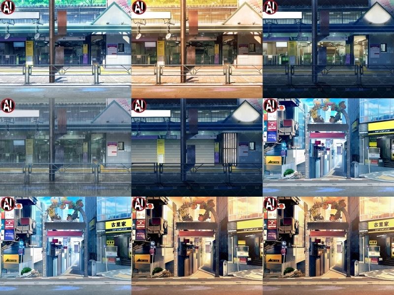みにくる背景CG素材集『街編』part02 サンプル3ページ目