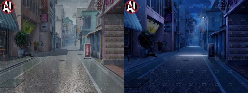 みにくる背景CG素材集『街編』part02 サンプル5ページ目