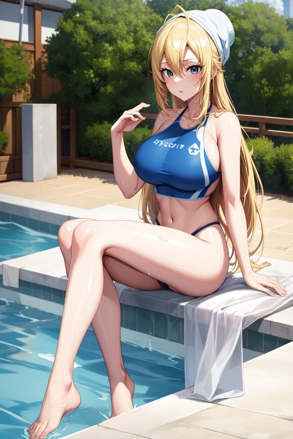 乙女ゲー世界はモブに◯しい世界です アン◯ェリカ 水着・タイツCG集 サンプル3ページ目
