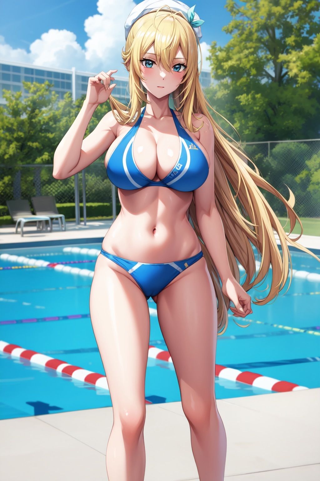 乙女ゲー世界はモブに◯しい世界です アン◯ェリカ 水着・タイツCG集 サンプル4ページ目