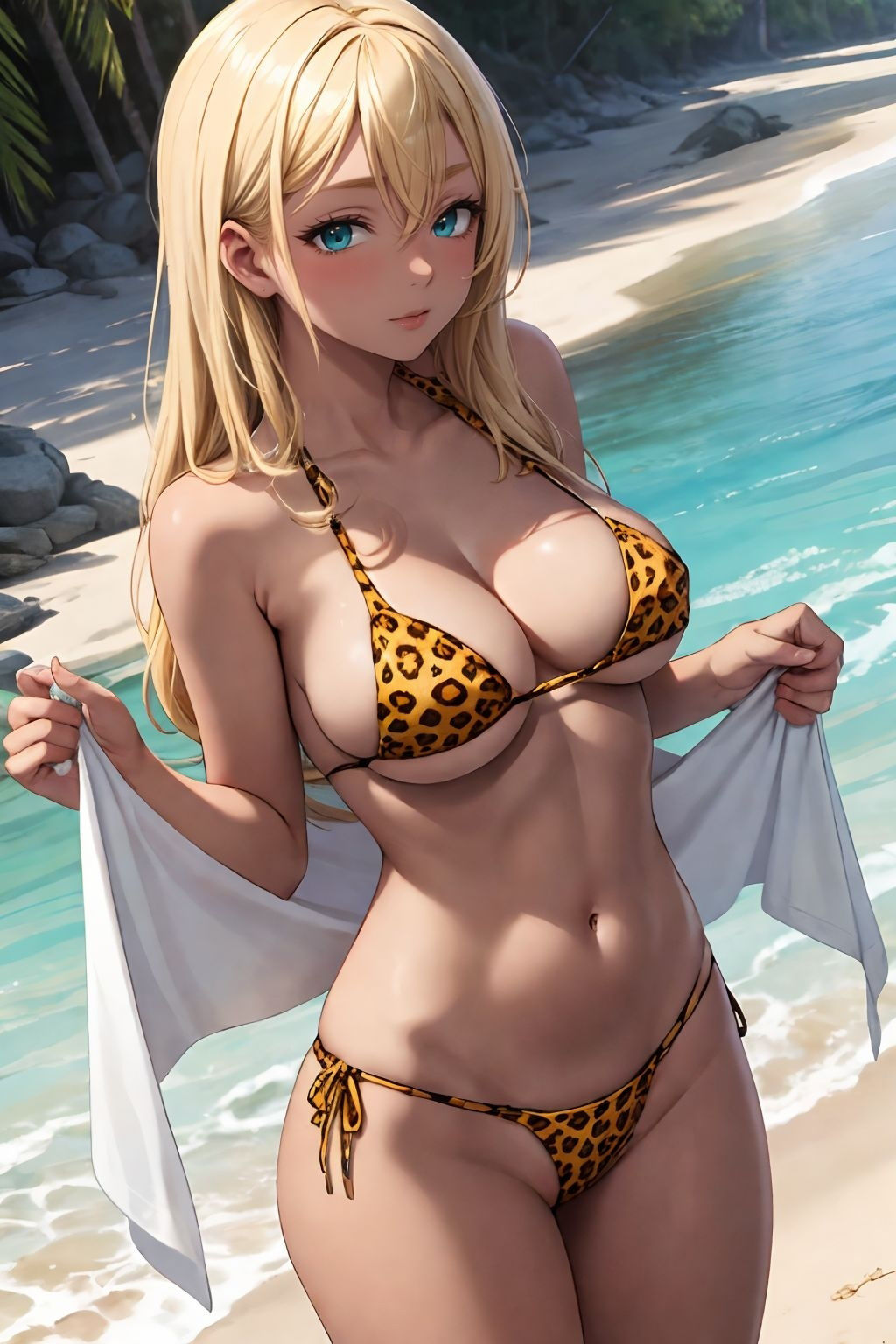 爆乳ビキニギャル 生ハメビーチ サンプル2ページ目