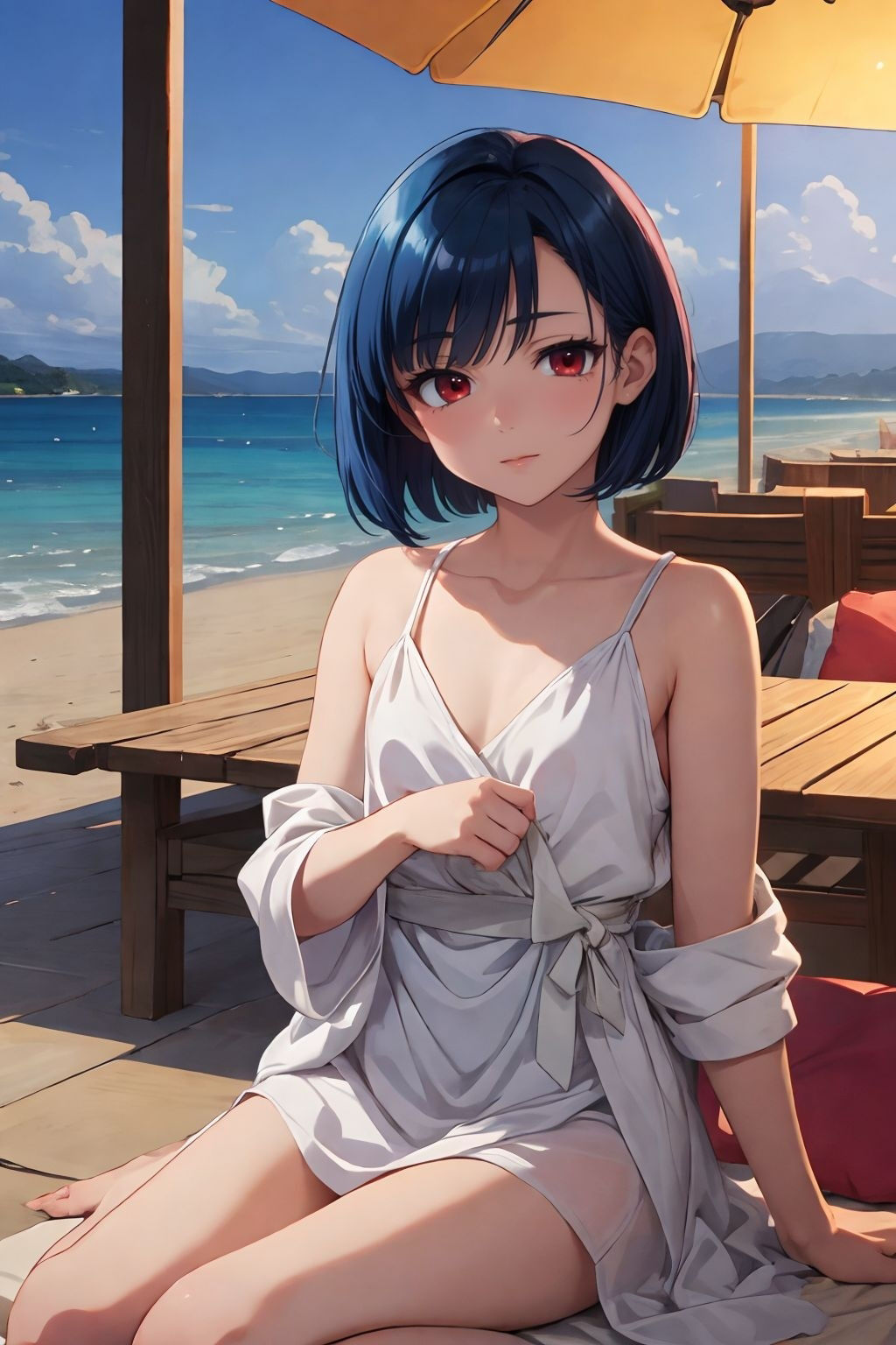 えっちぃ海水浴 サンプル1ページ目