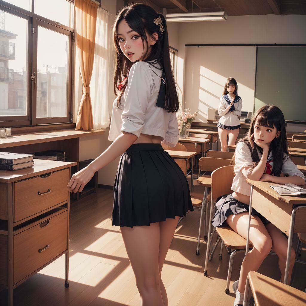 じぇーけーのお尻 サンプル1ページ目
