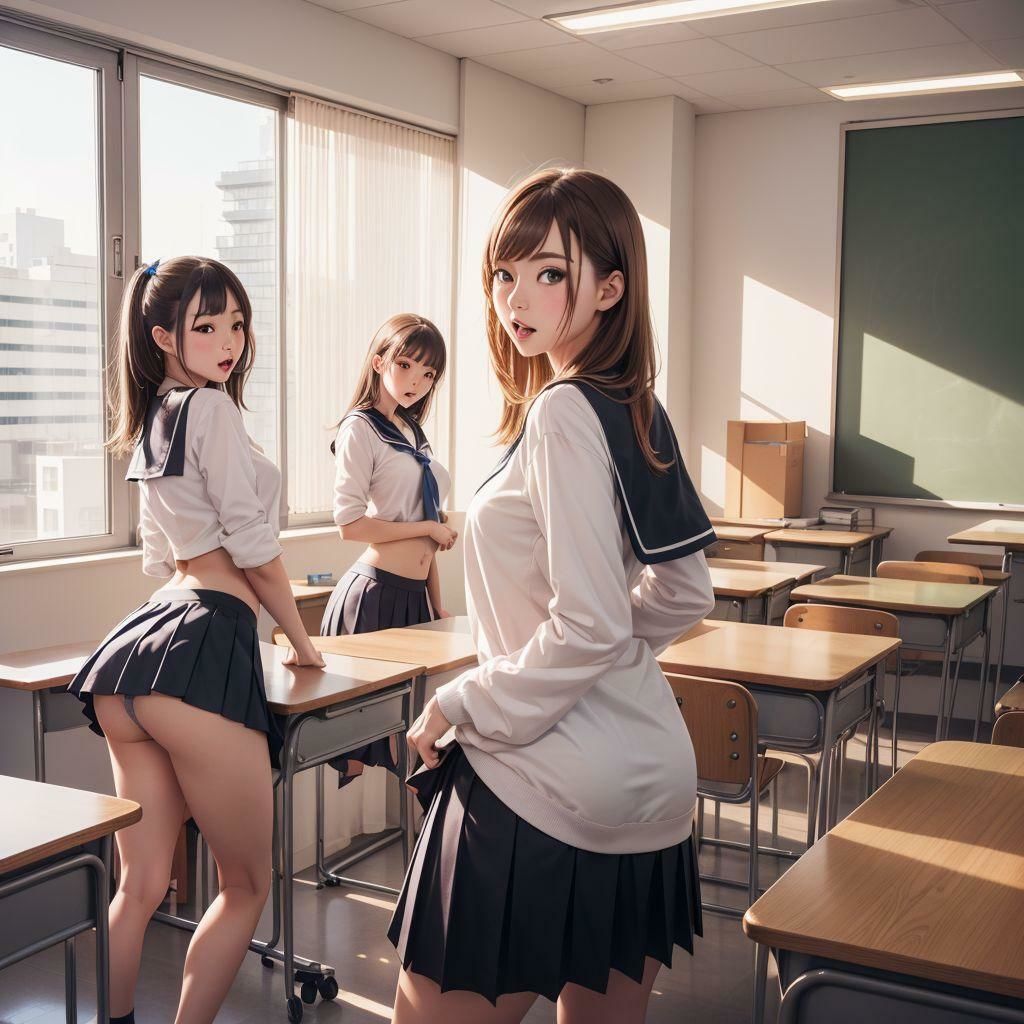 じぇーけーのお尻 サンプル6ページ目