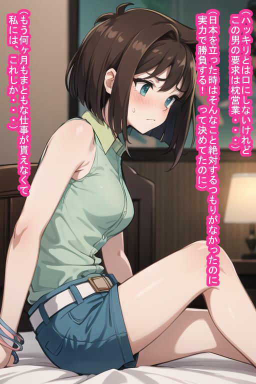 枕営業オナホ真崎杏〇 サンプル9ページ目